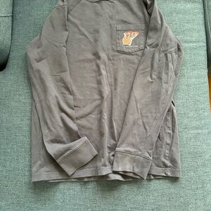 Vineyard Vines Gray Long Sleeve Tee Soft Cotton Blend